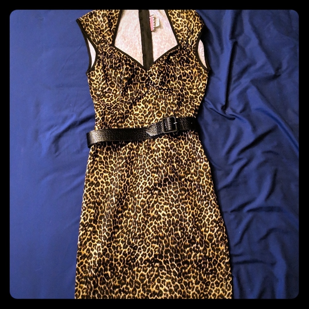 Pinup Couture Erin leopard dress